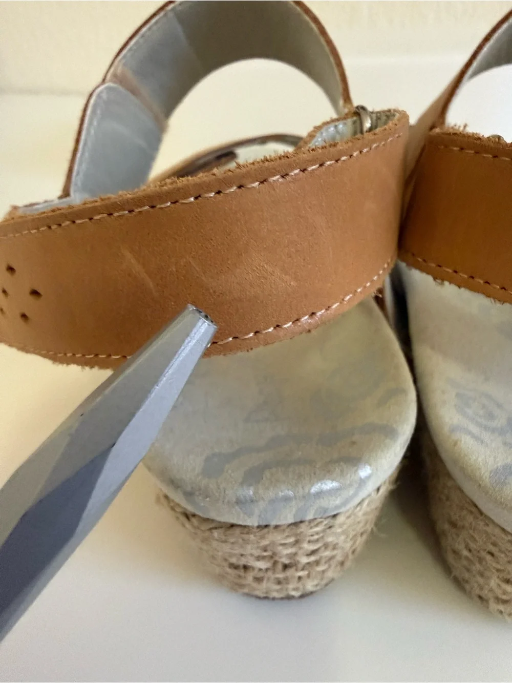 Propet | Madrid Strappy Espadrille Leather Wedge Sandals‎ | NWOT | 8